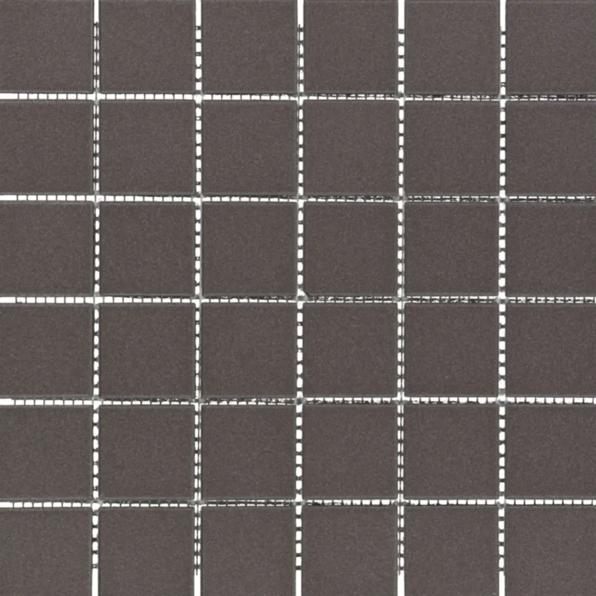 Mosaikfliese Vitra Uni Black 30 x 30 cm