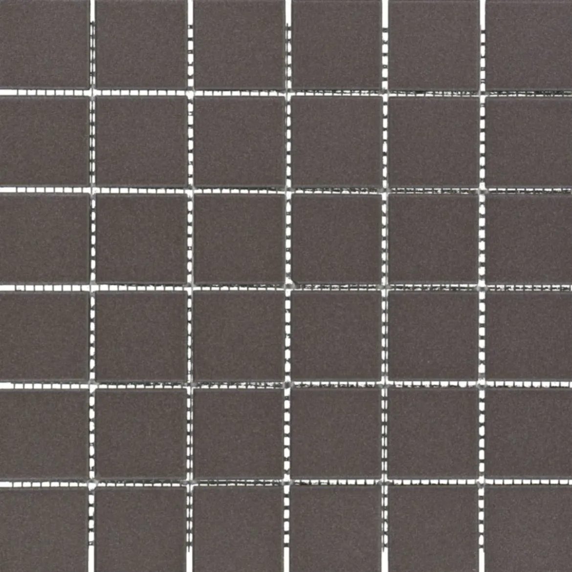 Mosaikfliese Vitra Uni Black 30 x 30 cm