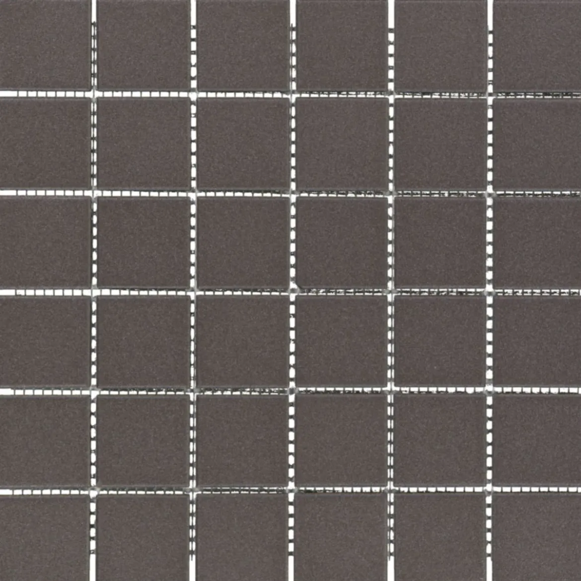 Mosaikfliese Vitra Uni Black 30 x 30 cm