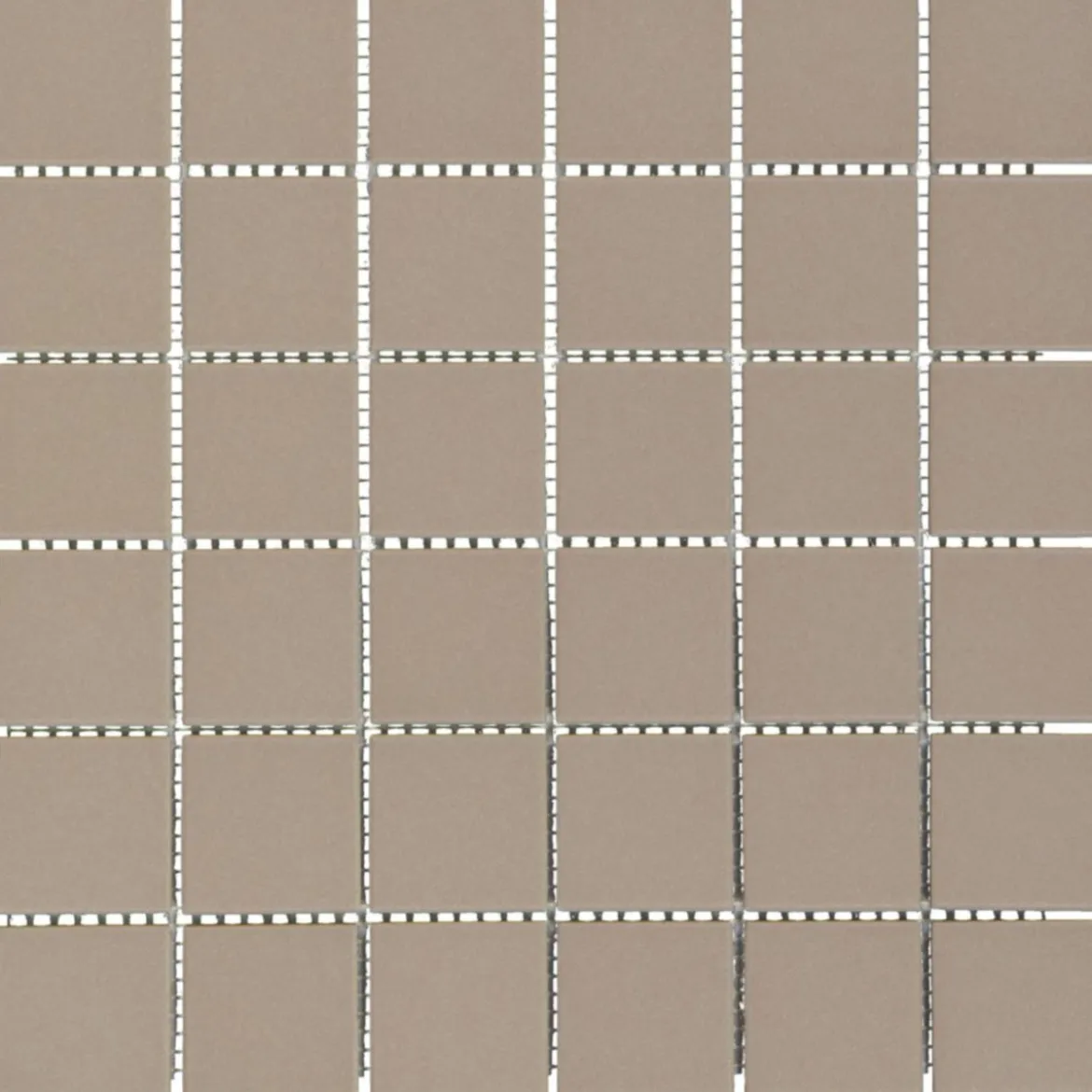 Mosaikfliese Vitra Uni Dark Mink 30 x 30 cm