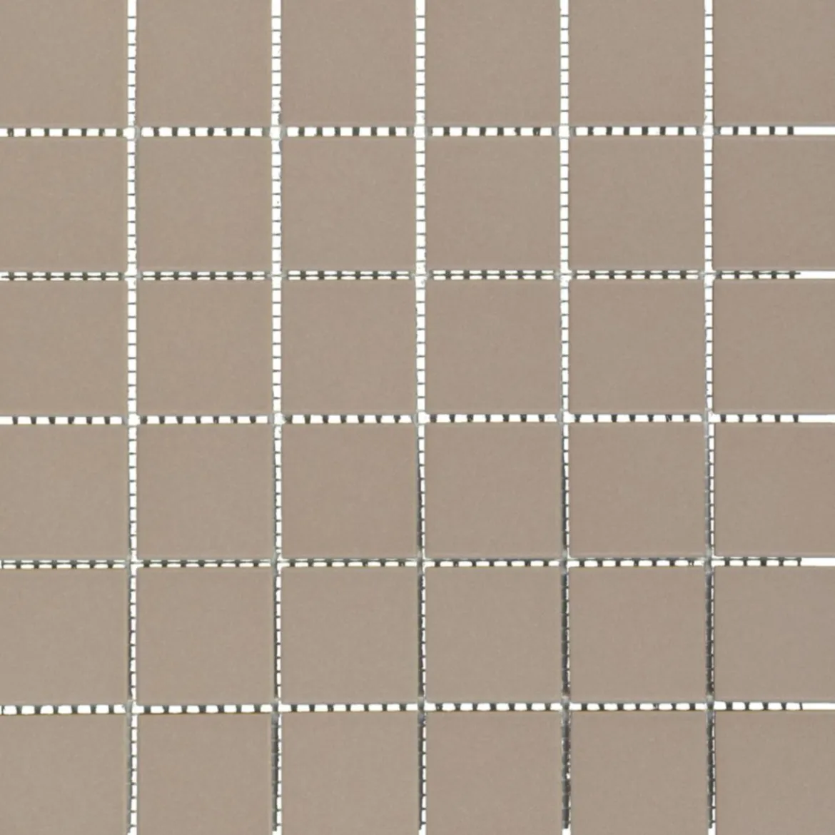 Mosaikfliese Vitra Uni Dark Mink 30 x 30 cm