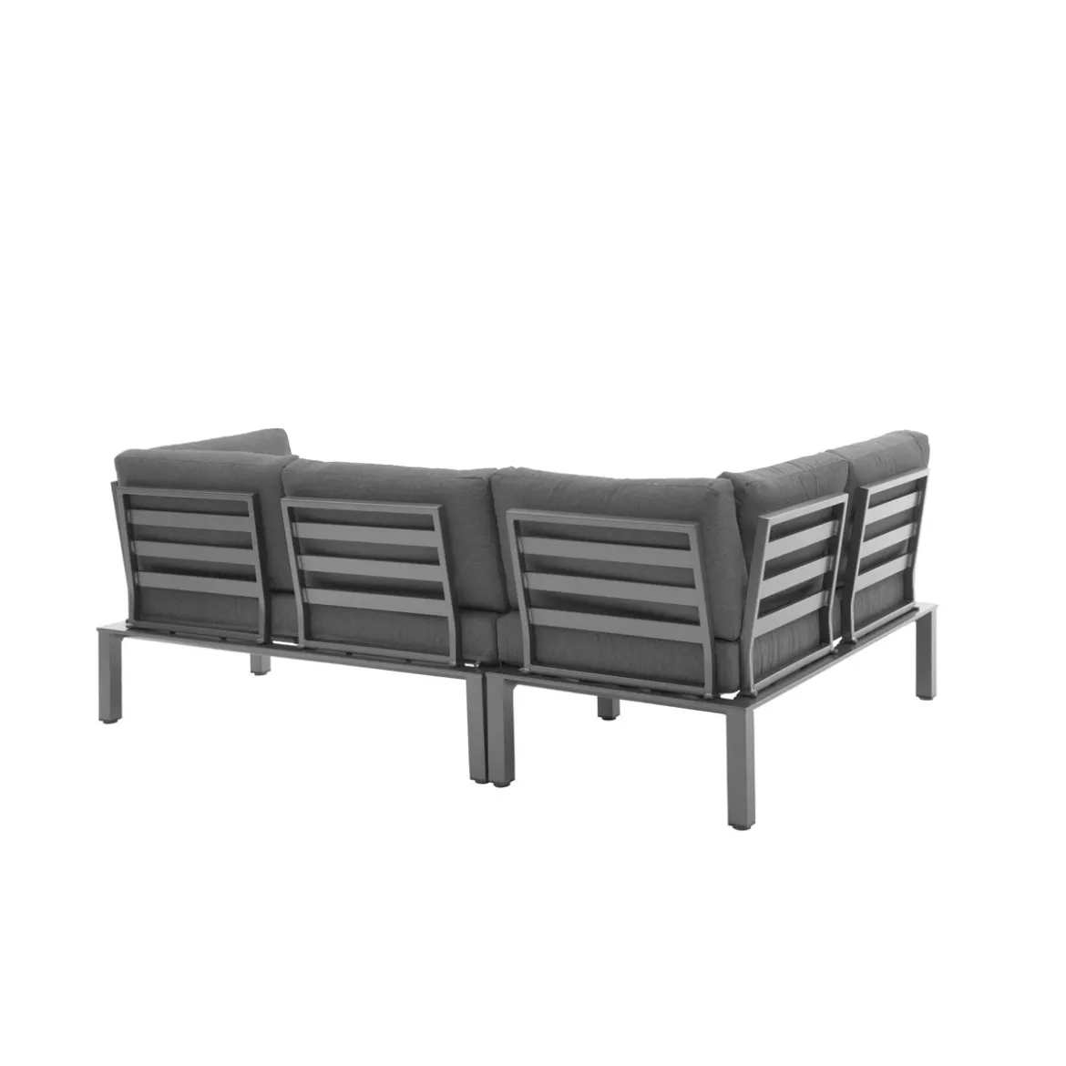 MWH Lounge-Set Widoo, 3-teilig,Aluminium eisengrau