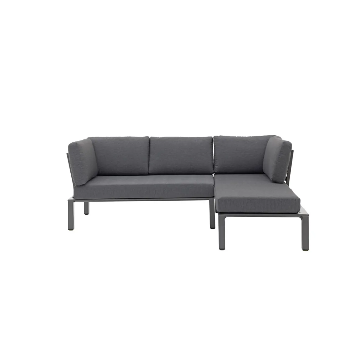 MWH Lounge-Set Widoo, 3-teilig,Aluminium eisengrau