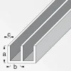 MyTool Führungsschienenprofil 6 x 15,9 x 6 cm 1m unten