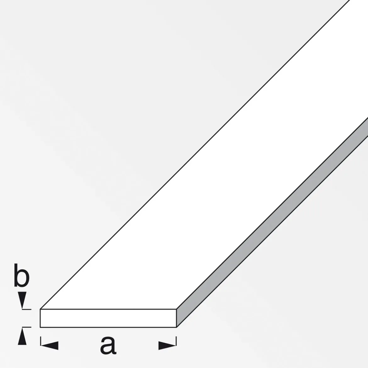 MyToolFlachstange 35,5 mm 1m verzinkt
