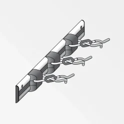 MyTool Gerätehalter-Set X-Star mit Schiene schwarz-rot