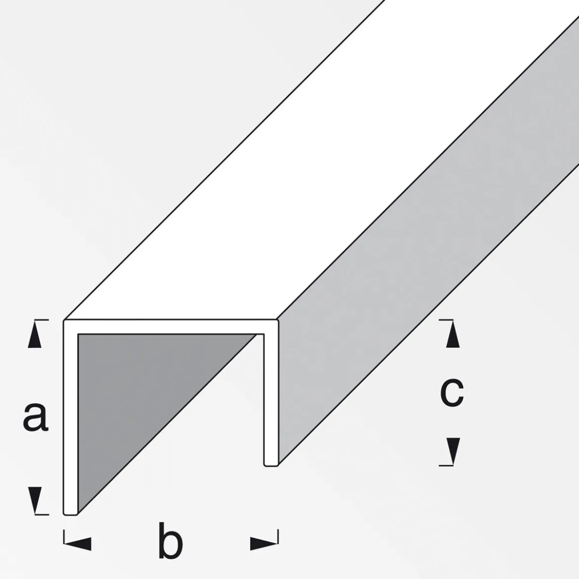 MyTool Griffprofil 20 x 22 x 15 cm silber