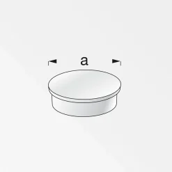 MyTool Magnet 30 mm weiß 2 Stück