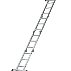 MyTool Mehrzweckleiter mit Arbeitsplattform 4 x 3 Stufen