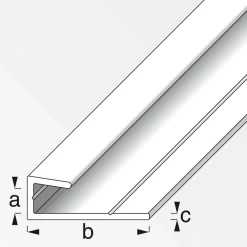MyTool Rahmeneinfass-Profil 5,1 mm 1m silber