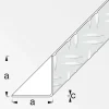 MyTool Riffelblechwinkel 35,5 mm 2,5m gleichschenklig blank