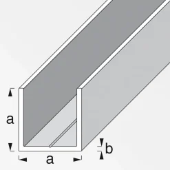 MyTool U-Profil 15,5 mm 2,5m weiß