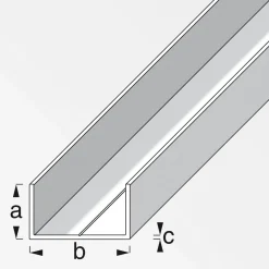 MyTool U-Profil 11,5 x 19,5 mm 1m blank