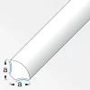 MyTool Viertelkreis-Eckleiste selbstklebend 14 mm 1m weiß