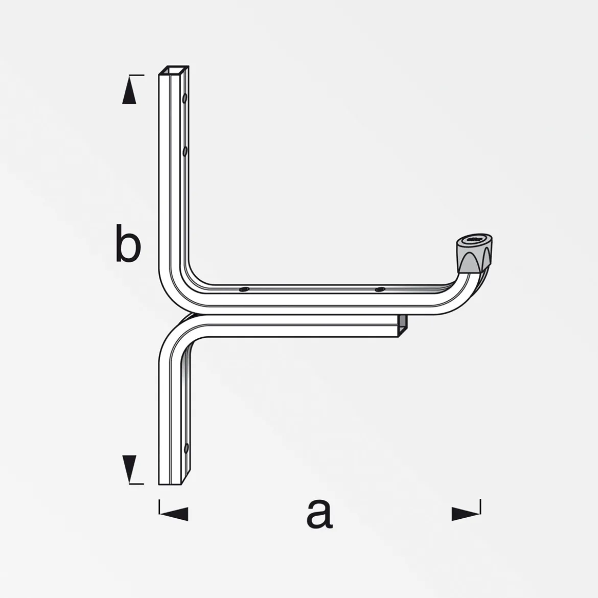 MyTool Wandhaken 175 x 220 mm blank