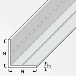 MyTool Winkel 35,5 mm 1m gleichschenklig weiß
