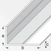 MyTool Winkel 15,5 x 27,5 mm 2,5m ungleichschenklig weiß