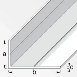 MyTool Winkel 23,5 x 43,5 mm 1m ungleichschenklig blank