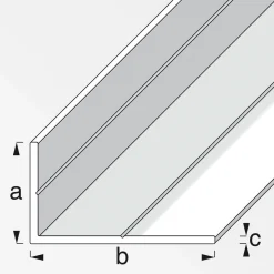 MyTool Winkel 35,5 x 65,6 mm 1m unlgeichschenklig blank