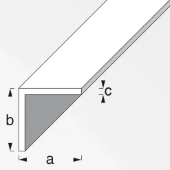 MyTool Winkel 30 x 30 x 2,0 mm 1m silber-eloxiert