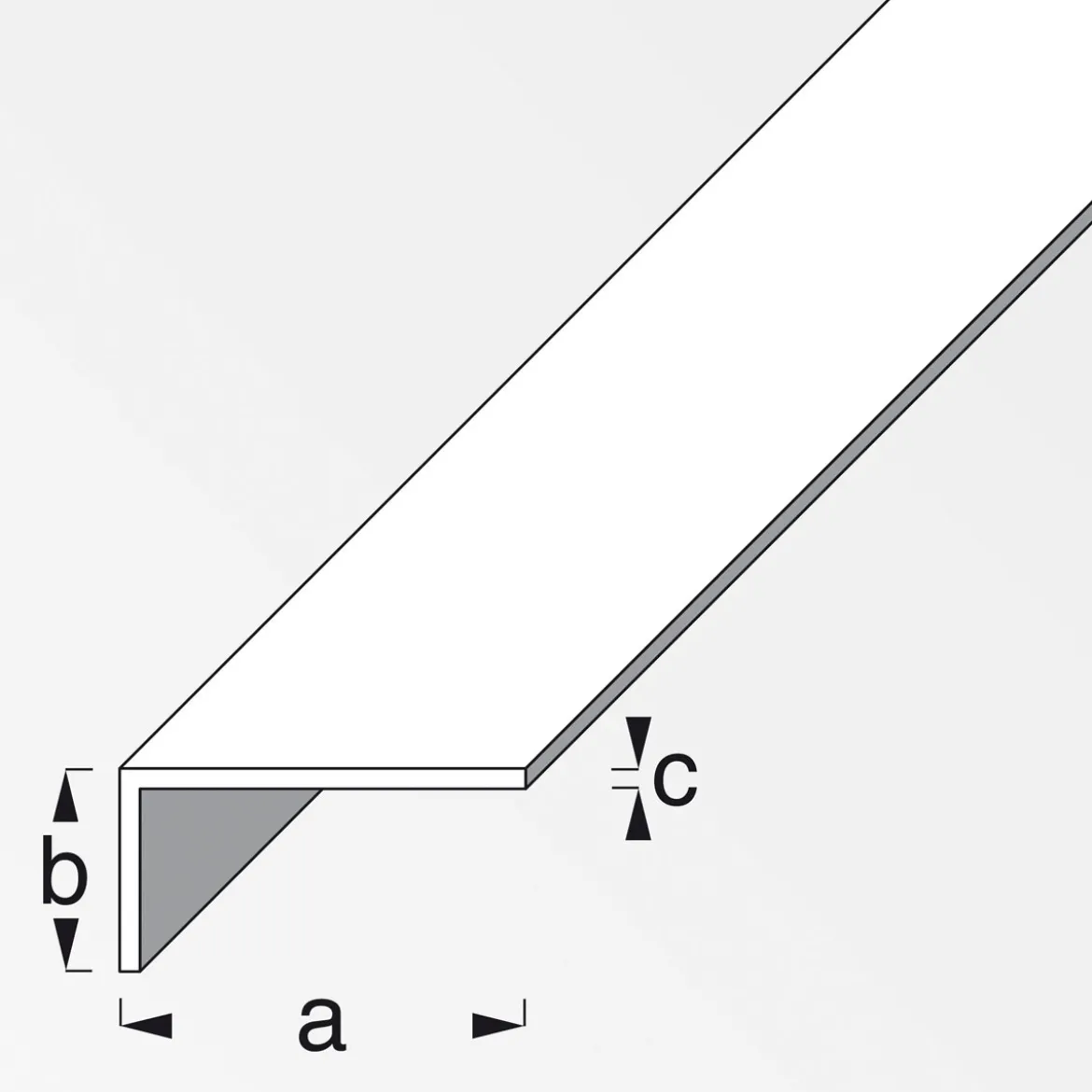 MyTool Winkel 25 x 20 x 2 mm 1m weiß