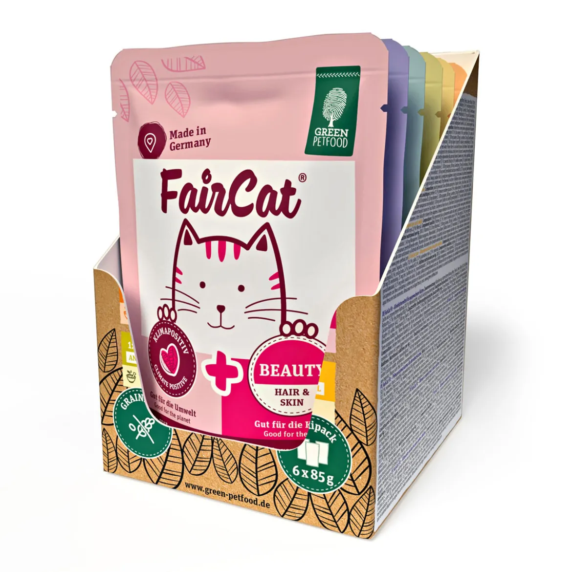 Nassfutter Multipack FairCat 6 x 85 g getreidefrei