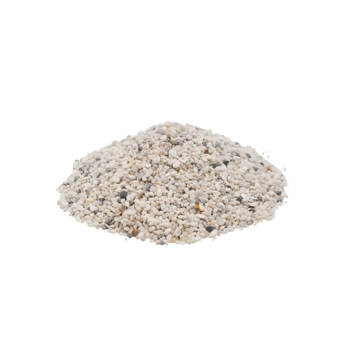 Naturkies 2-4 mm 5 kg weiß