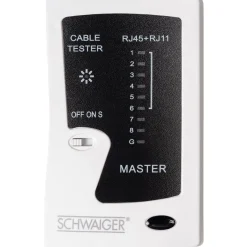 Netzwerkkabeltester f. RJ45 und RJ11