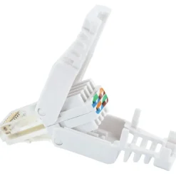 Netzwerkstecker 8 2Stück sw