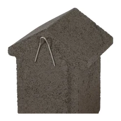 Nistkasten Holzbeton 28mm, grau