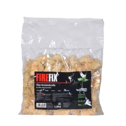 Oeko-Anzuendwolle Wachsgetraenkte Holzwolle 1 kg Sack