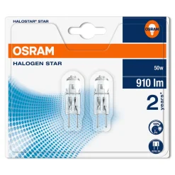 Osram Halogenleuchte warmweiß GY6.35 50W Energieklasse C