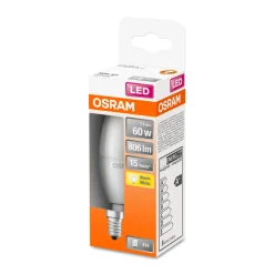 Osram LED-Leuchtmittel E14 warmweiß 60W matt A+
