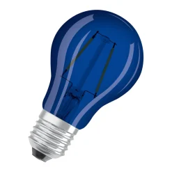 Osram LED-Leuchtmittel Glühlampe E27 2,5W blau