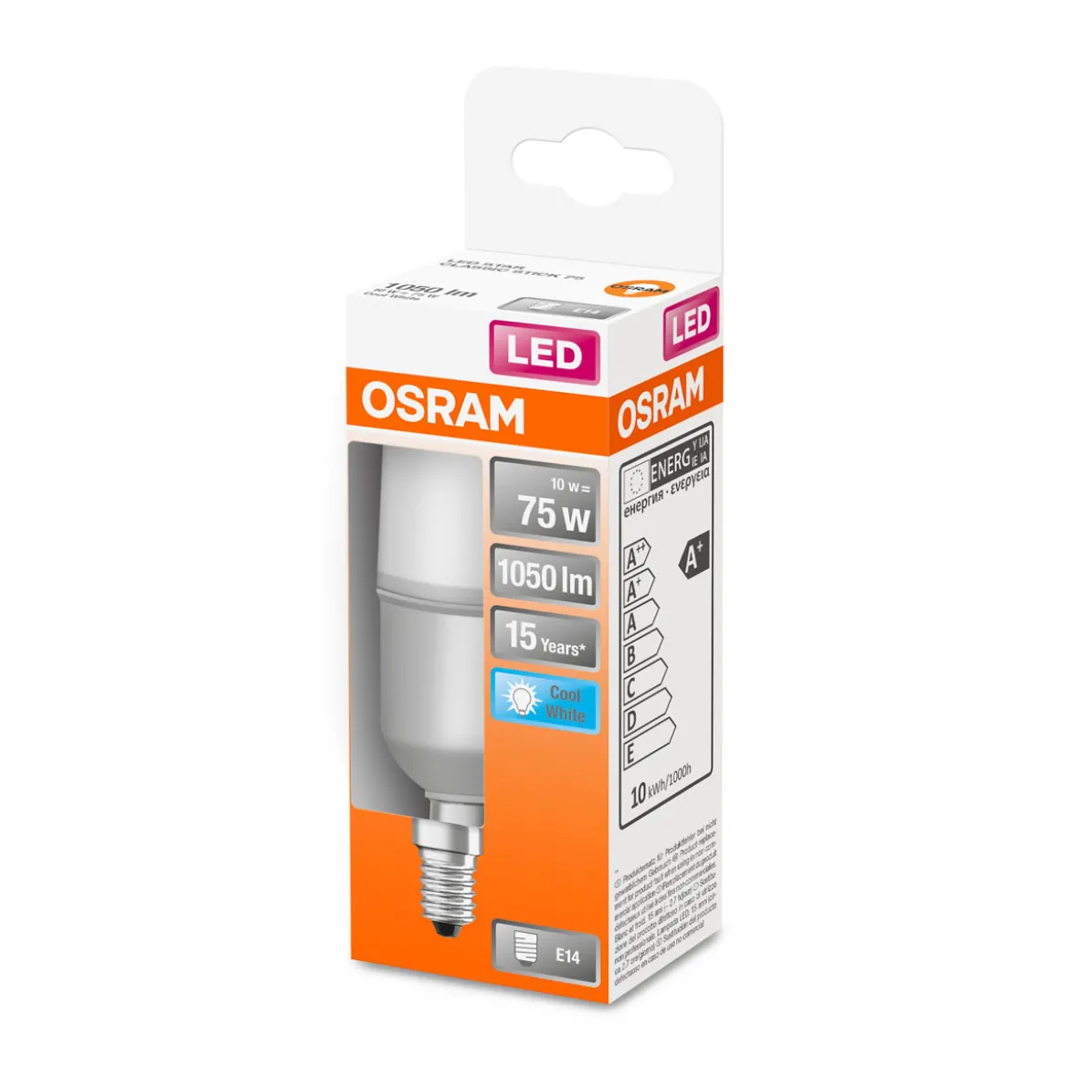 Osram LED-Spezial Stick E14 75W kaltweiß