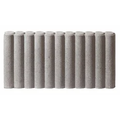 Palis. Bordstein-Mini grau 9,1x25x6cm