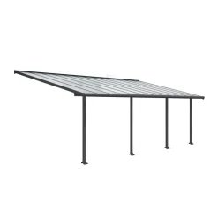 Palram Terrassenüberdachung Olympia 300 x 730 cm grau