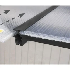 Palram Terrassenüberdachung Olympia 300 x 730 cm grau