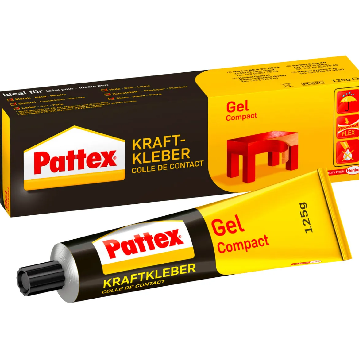 Pattex Kraftkleber Gel Compact 125 g