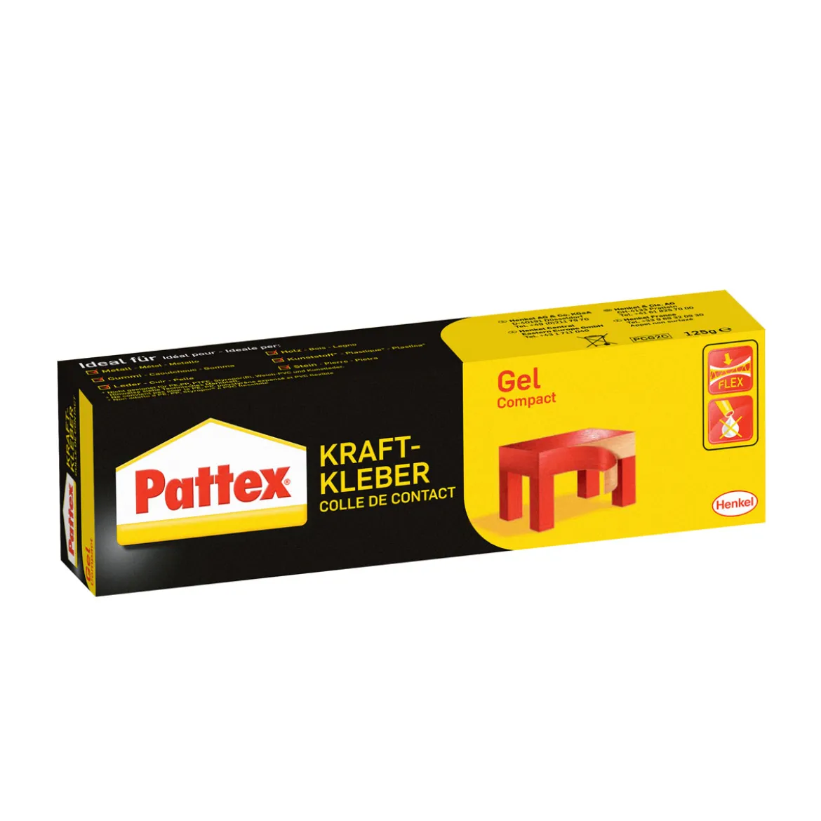 Pattex Kraftkleber Gel Compact 125 g