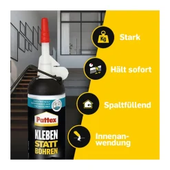 PattexMontagekleber Kleben statt Bohren 133 g
