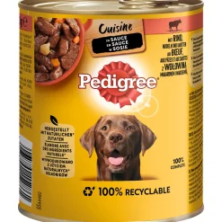 Pedigree Nassfutter Cuisine in Sauce Rind 800 g