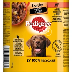 Pedigree Nassfutter Cuisine in Sauce Rind 800 g