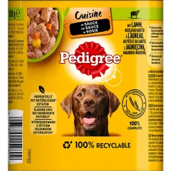 Pedigree Nassfutter Cuisine in Sauce Lamm 800 g