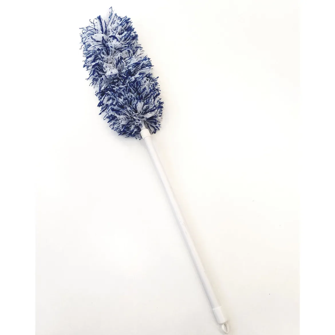 Peggy-Perfect Staubwedel Mikrofaser Telestiel blau/weiß