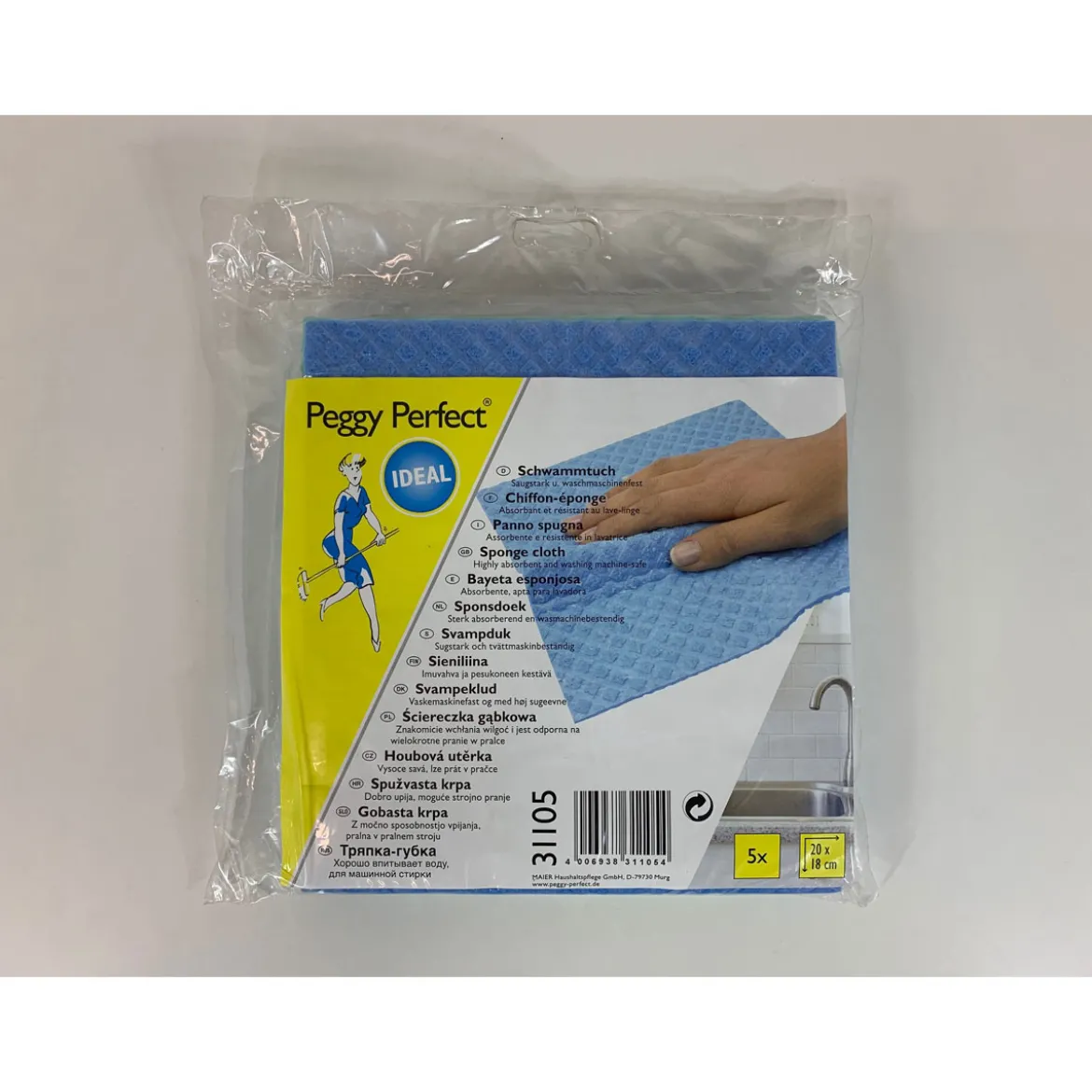 Peggy-Perfect Schwammtuch 5er Packung