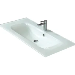 Pelipal Glaswaschtisch Trentino weiß 107 x 1,5 x 50 cm