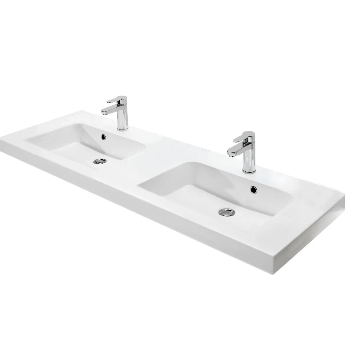 Pelipal Mineralmarmor-Waschtisch Volterra weiß Fokus 5015 148,2 x 7,6 x 50,8 cm
