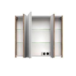 Pelipal Spiegelschrank Asti braun 82 x 1,6 x 26,5 cm