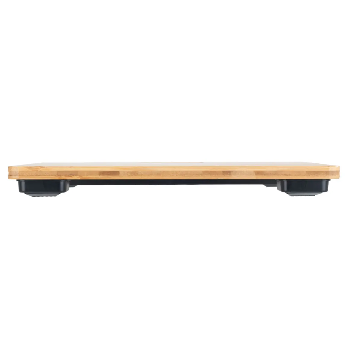Personenwaage Bambus LCD 30x30 cm braun